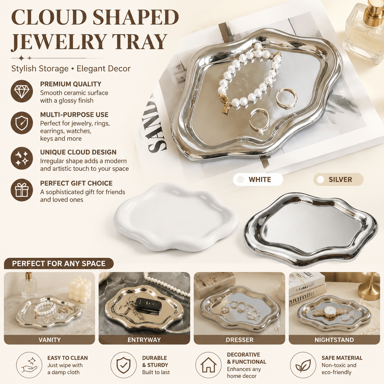 Body Jewelry Display - Jewelry Display Storage Tray Creative Cloud