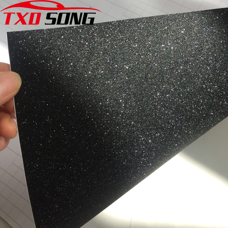 Body Jewelry Glue - 50CM*300CM black Glitter Diamond Vinyl Films
