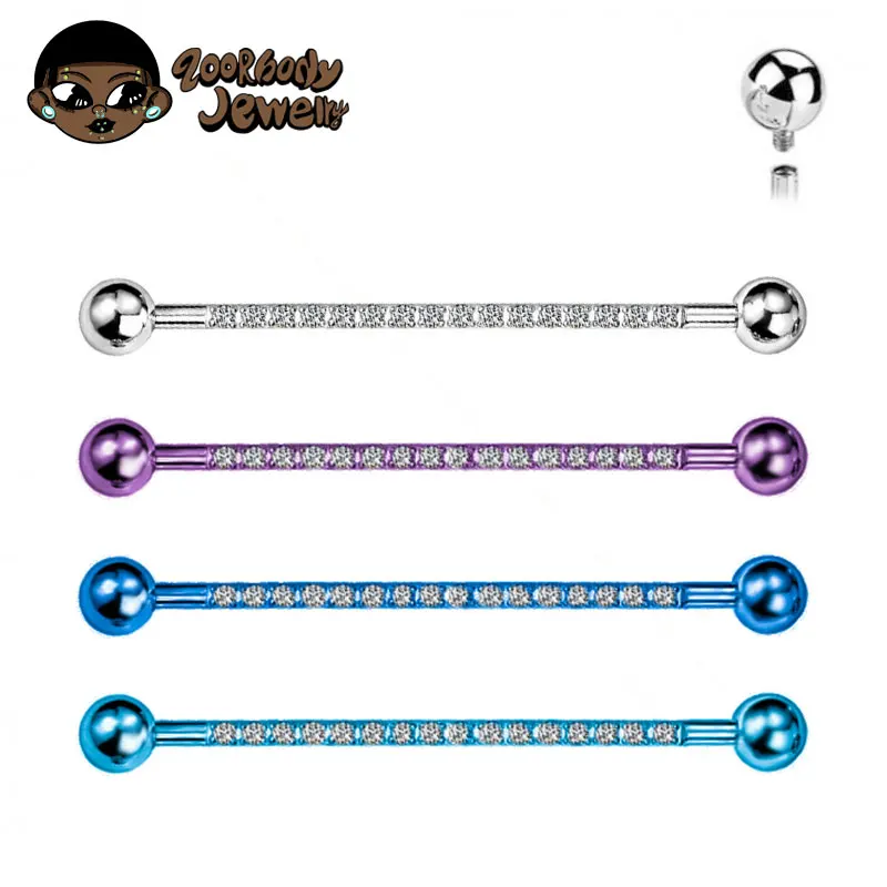 Zoor Body Jewelry - F136 Implant Grade Titanium 14G Internal