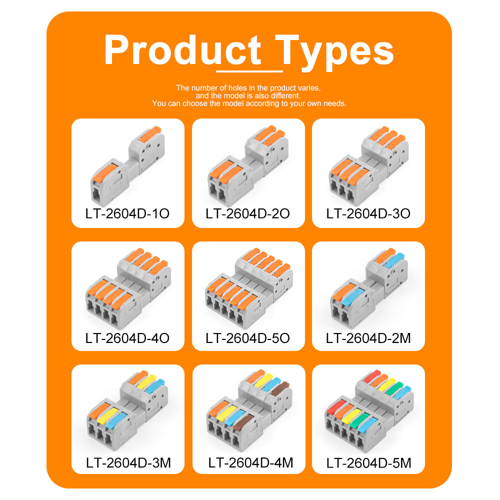 5Pcs DF-2604D Mini Docking Qui - Threadless Push Pin recensione e prezzo
