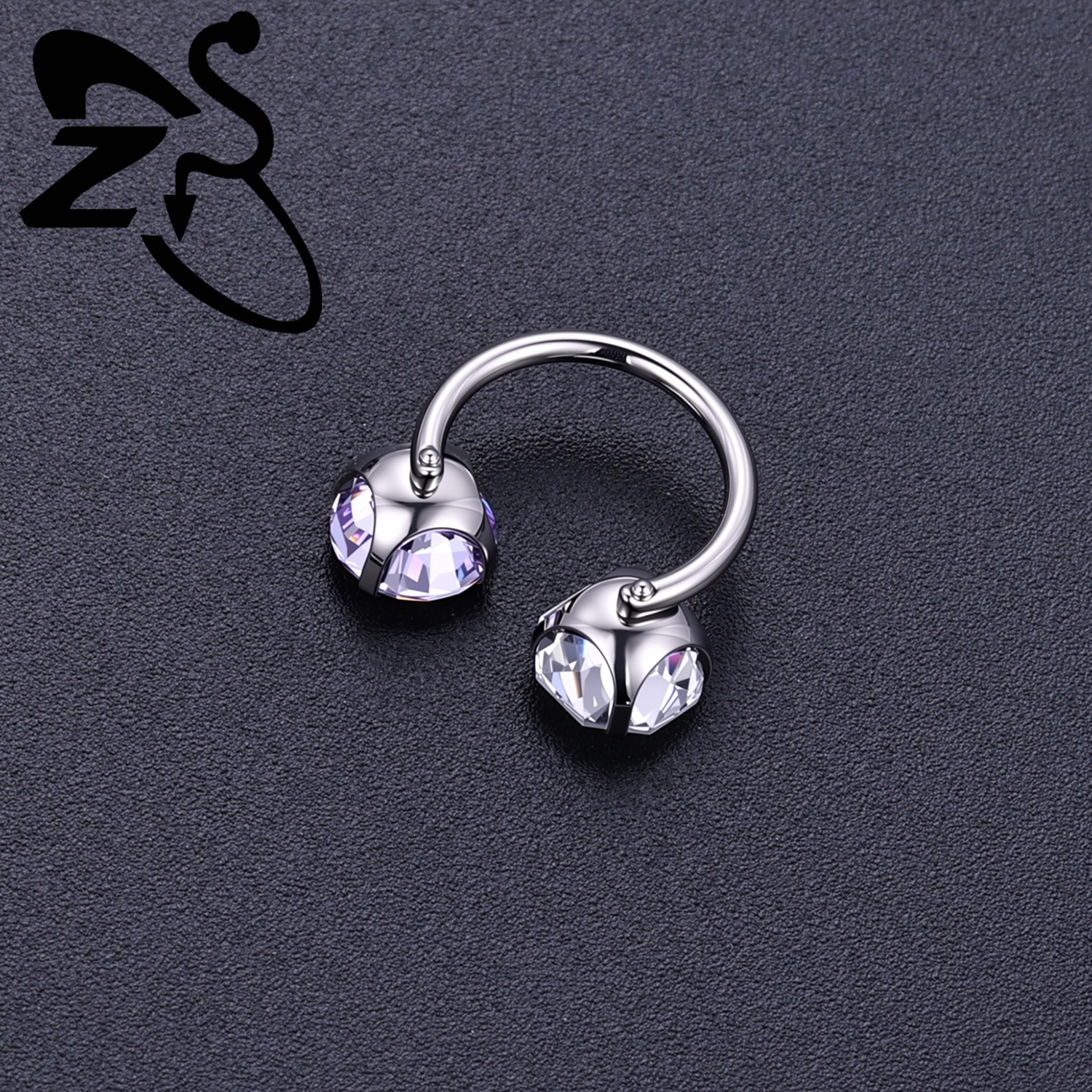 ZS ASTM F136 Titanium 1-5pcs/l - Nipple Bar Curved recensione e prezzo