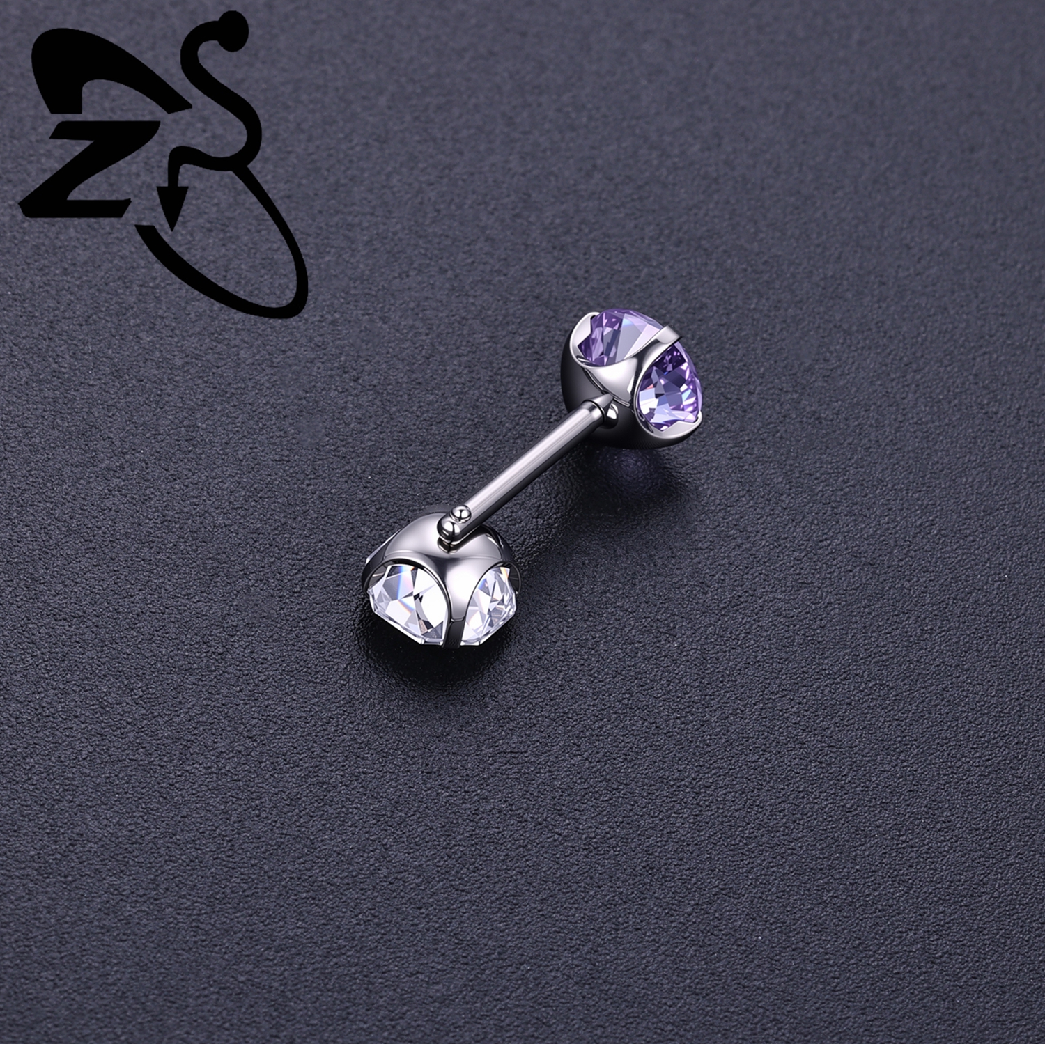 ZS ASTM F136 Titanium 1-5pcs/l - Nipple Bar Curved recensione e prezzo