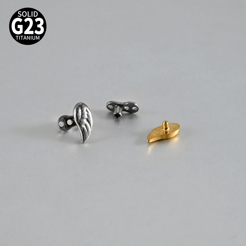 14-1PCS G23 Pure Titanium Butt - Body Jewelry Dermal recensione e prezzo