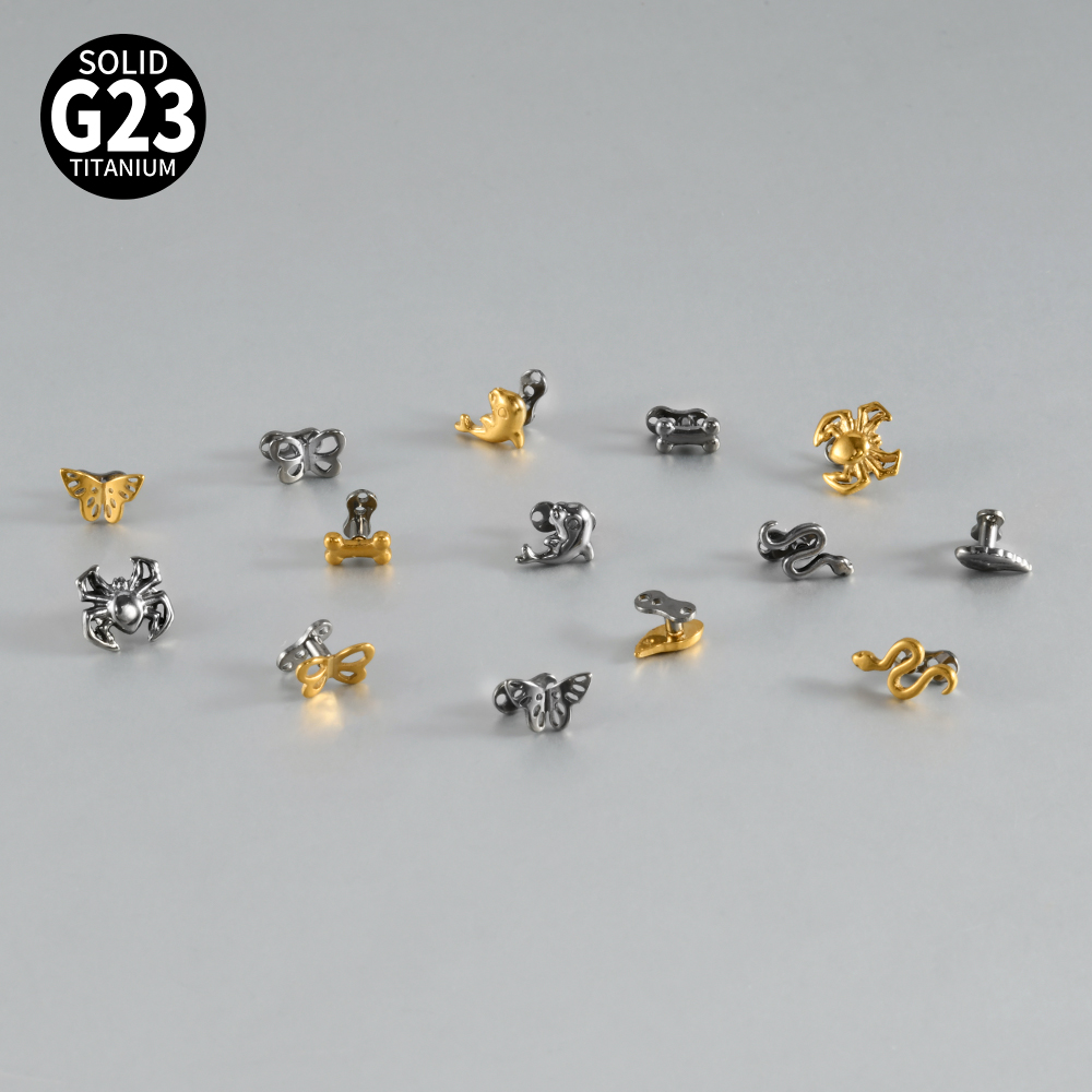 14-1PCS G23 Pure Titanium Butt - Body Jewelry Dermal recensione e prezzo