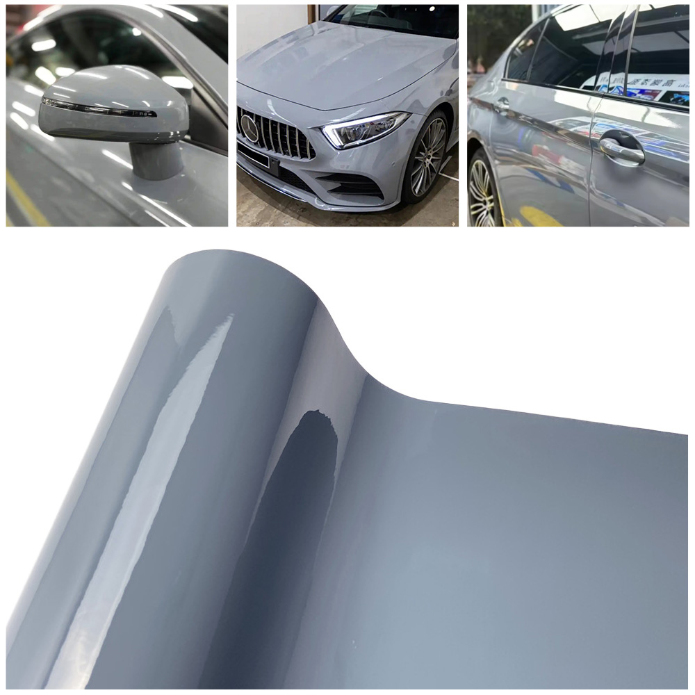 High Gloss Grey Vinyl Wrap Fil - Body Jewelry Glue recensione e prezzo