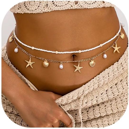 Starfish Waist Chain Women Adj - Body Jewelry Women recensione e prezzo