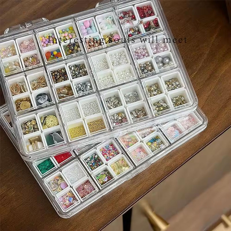 48 Grids Nail Accessories Stor - Body Jewelry Display recensione e prezzo