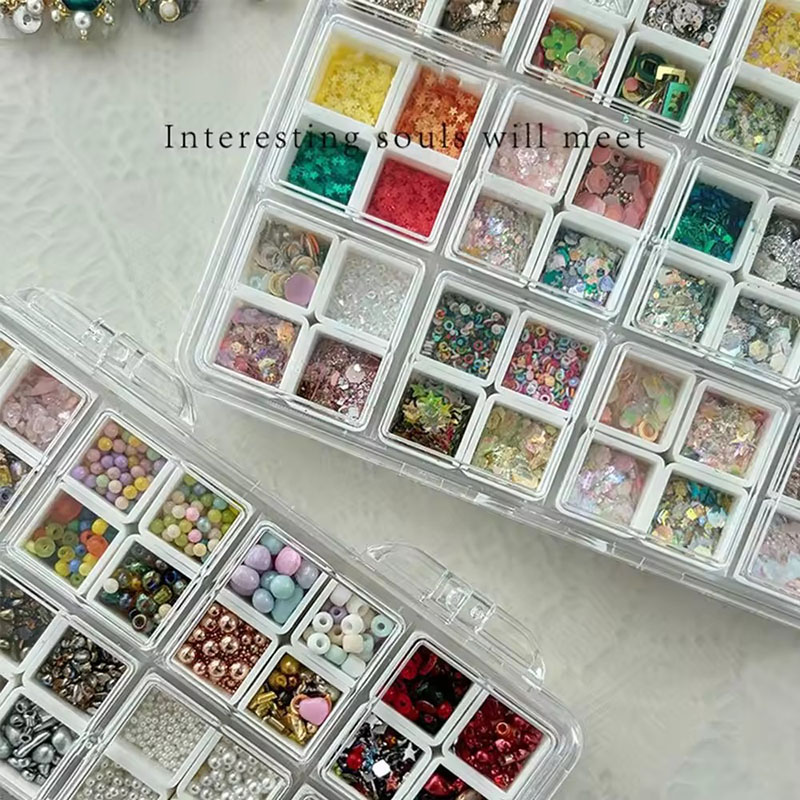 48 Grids Nail Accessories Stor - Body Jewelry Display recensione e prezzo