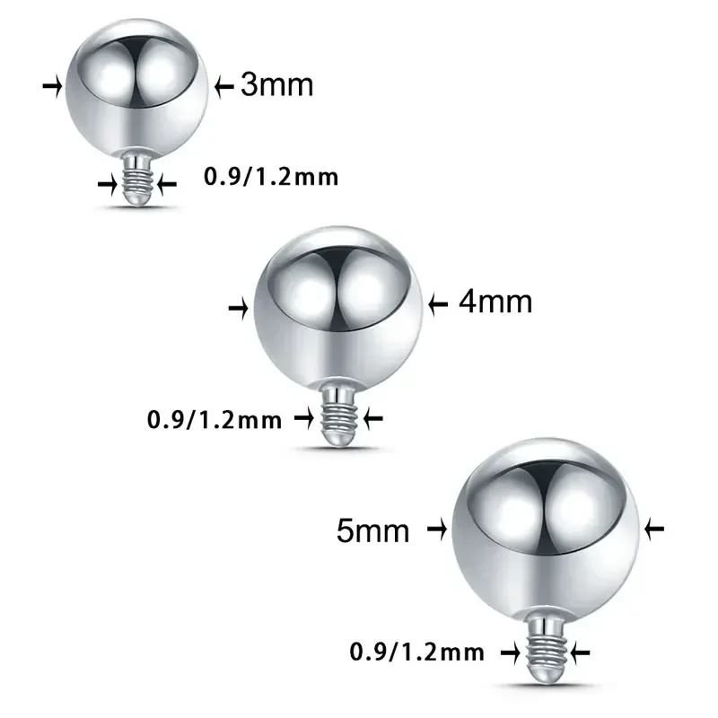 10pcs ASTM F136 Titanium Ball  - Nipple Bar Curved recensione e prezzo