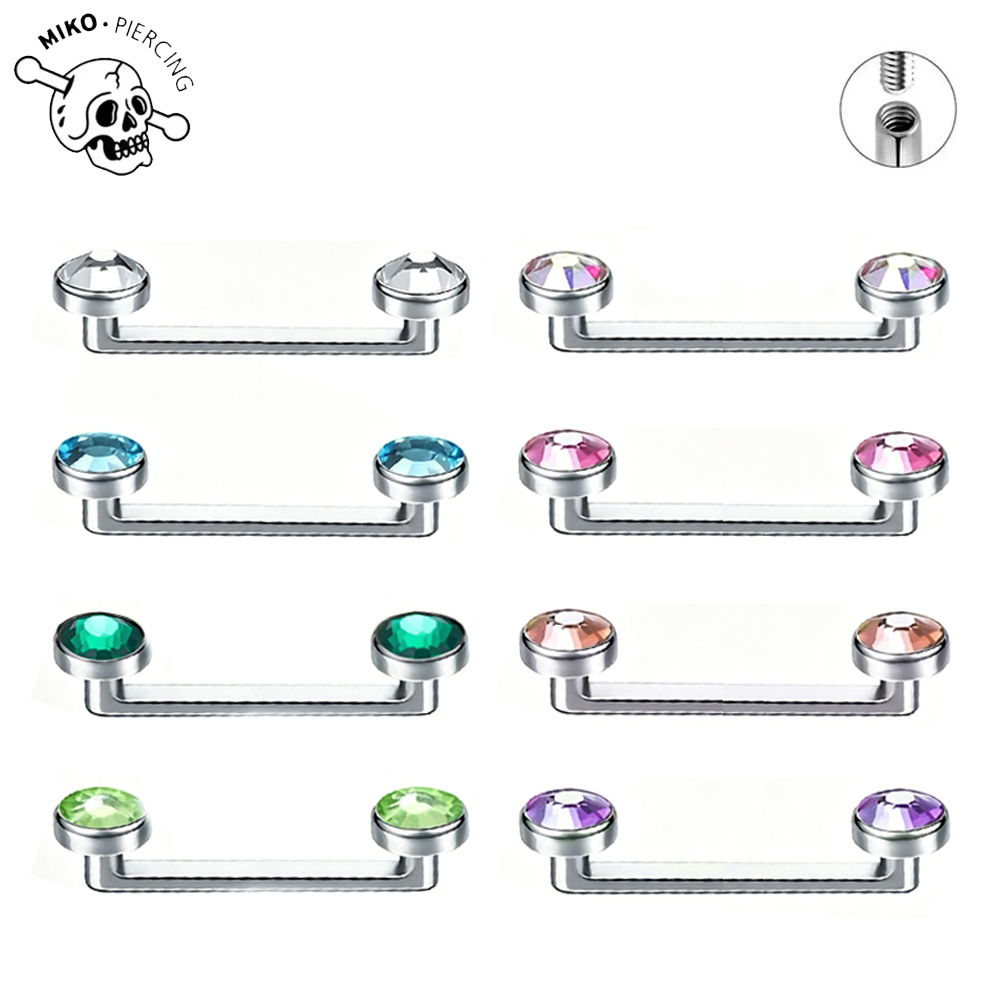 ASTM F136 Titanium CZ Micro De - Body Jewelry Dermal recensione e prezzo