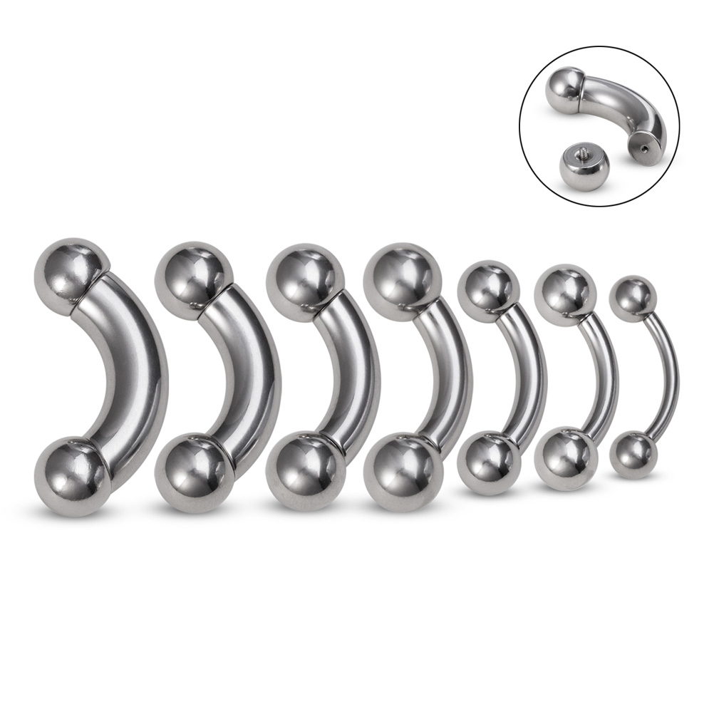 1pc Big Size Genital Curved Ba - Nipple Bar Curved recensione e prezzo