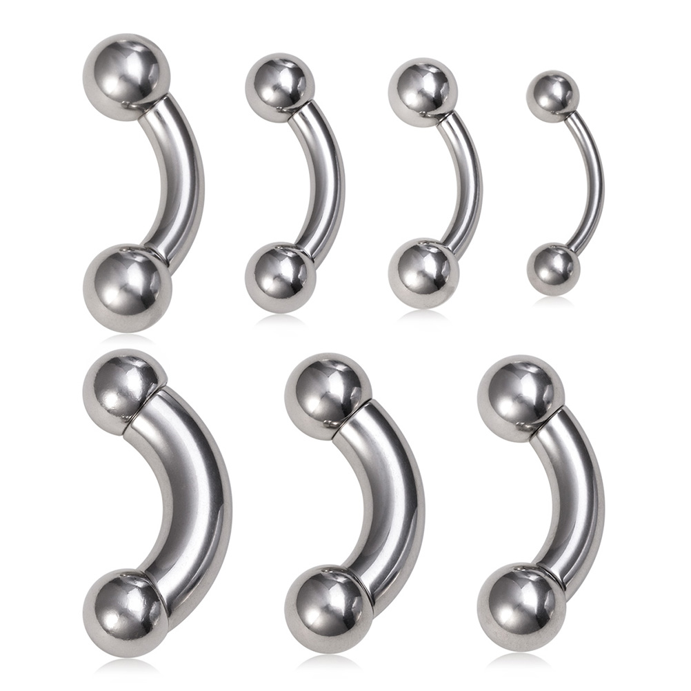 1pc Big Size Genital Curved Ba - Nipple Bar Curved recensione e prezzo