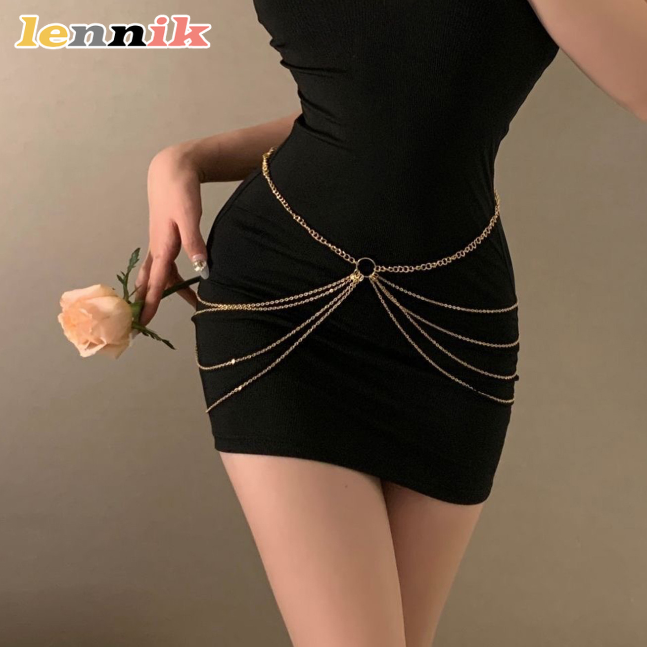 LENNIK Tassel Metal Multi-Laye - Body Jewelry Women recensione e prezzo
