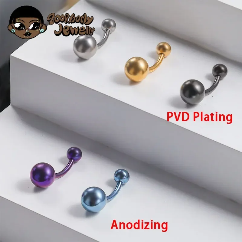 F136 Titanium Pierced Navel Ri - Zoor Body Jewelry recensione e prezzo