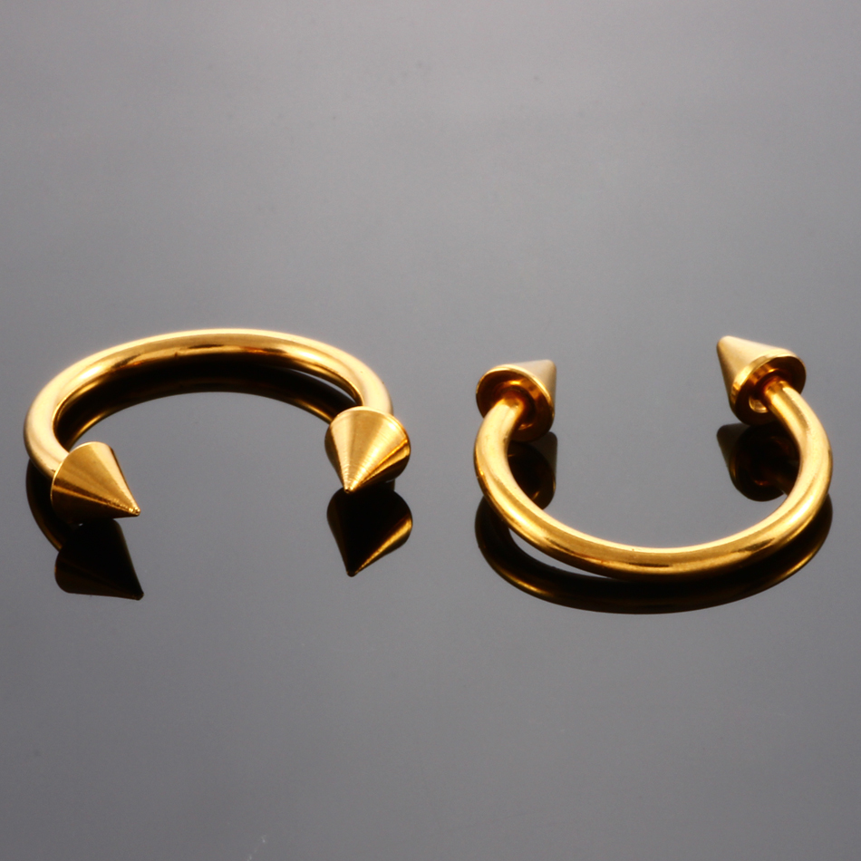 1PC G23 Titanium Circular Pier - Body Jewelry Internally Threaded recensione e prezzo