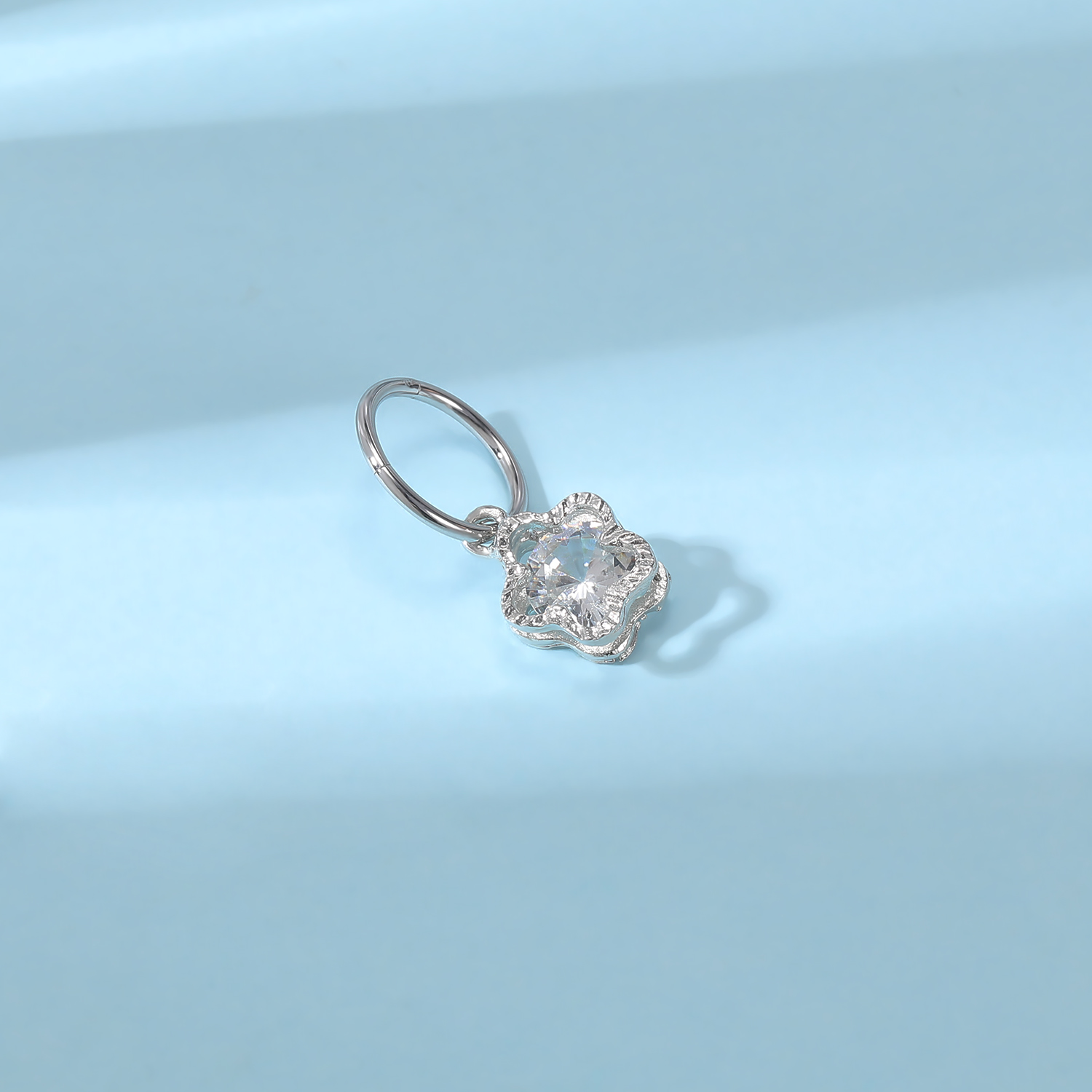 ZS 16G Gold Color Hoop Belly R - Body Jewelry Real Gold recensione e prezzo