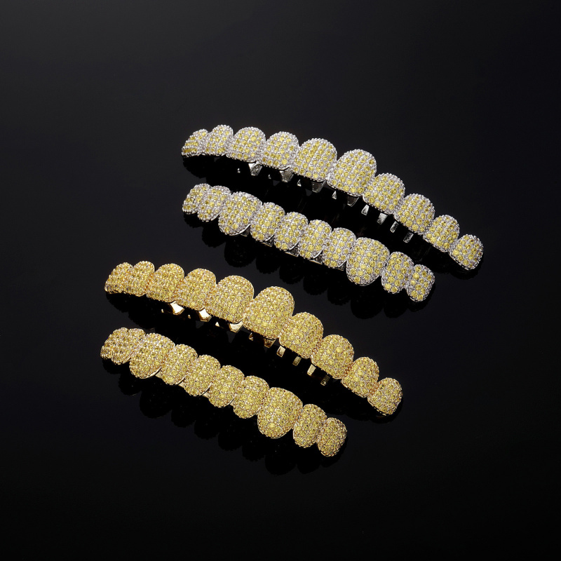 New Exquisite Hip-Hop Full Dia - Body Jewelry Real Gold recensione e prezzo