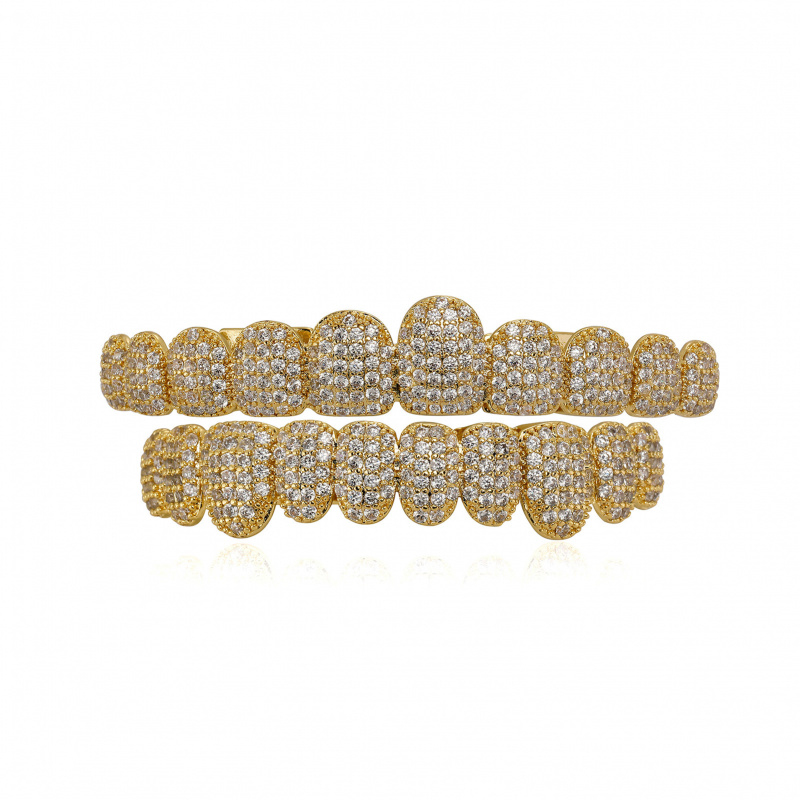 New Exquisite Hip-Hop Full Dia - Body Jewelry Real Gold recensione e prezzo