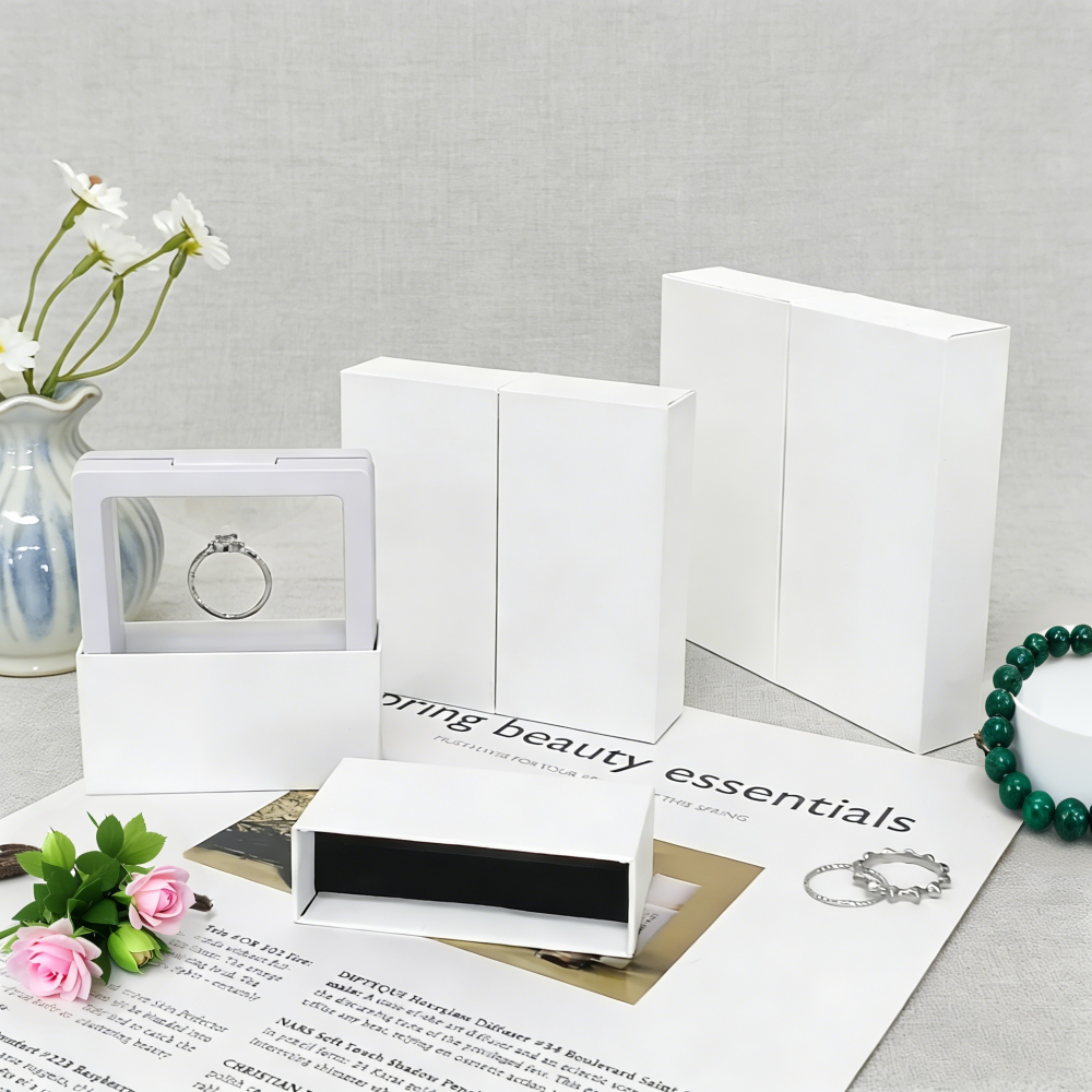 Transparent Floating Box Anti- - Body Jewelry Display recensione e prezzo