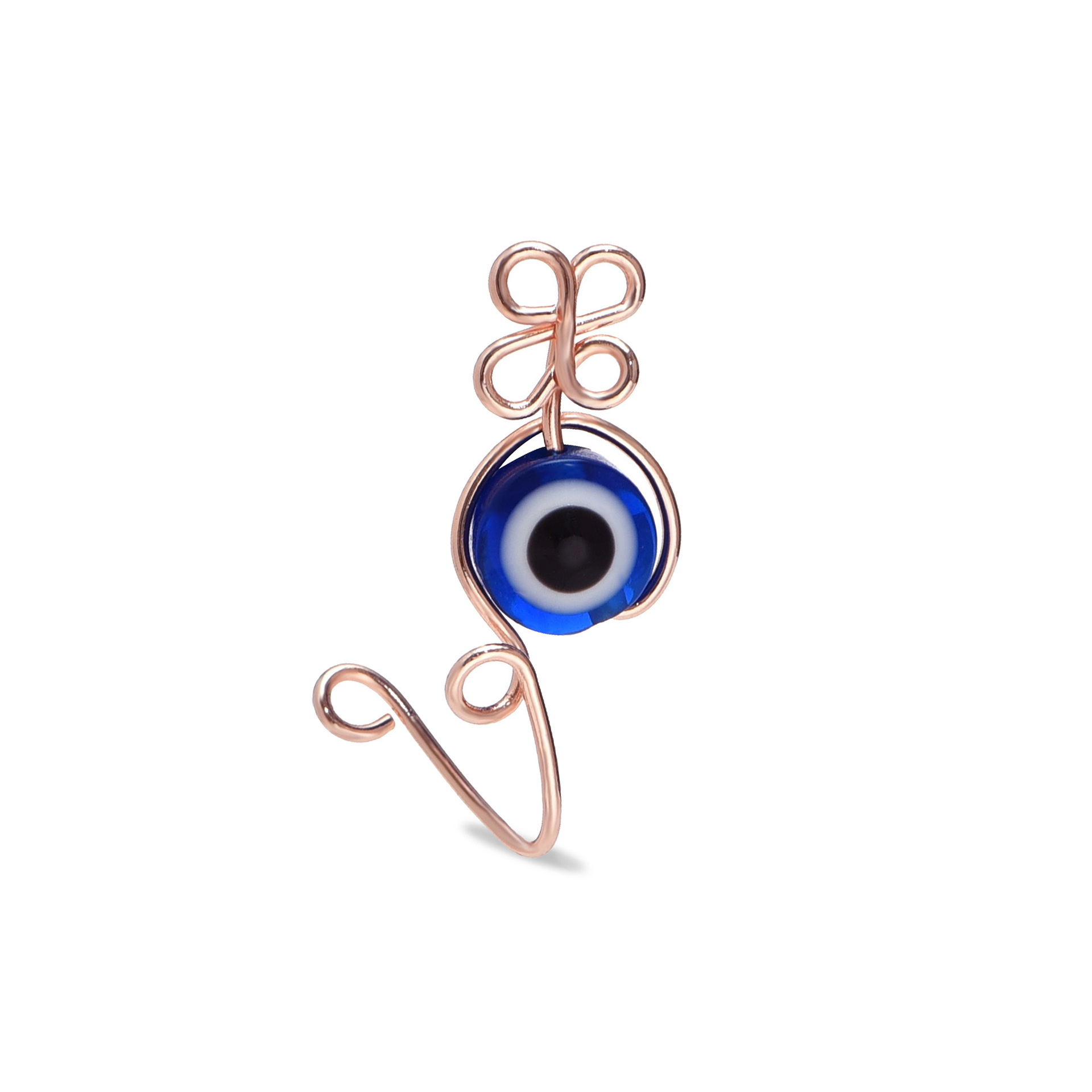 Evil Eye Nose Ring Handmade Co - Body Jewelry Real Gold recensione e prezzo