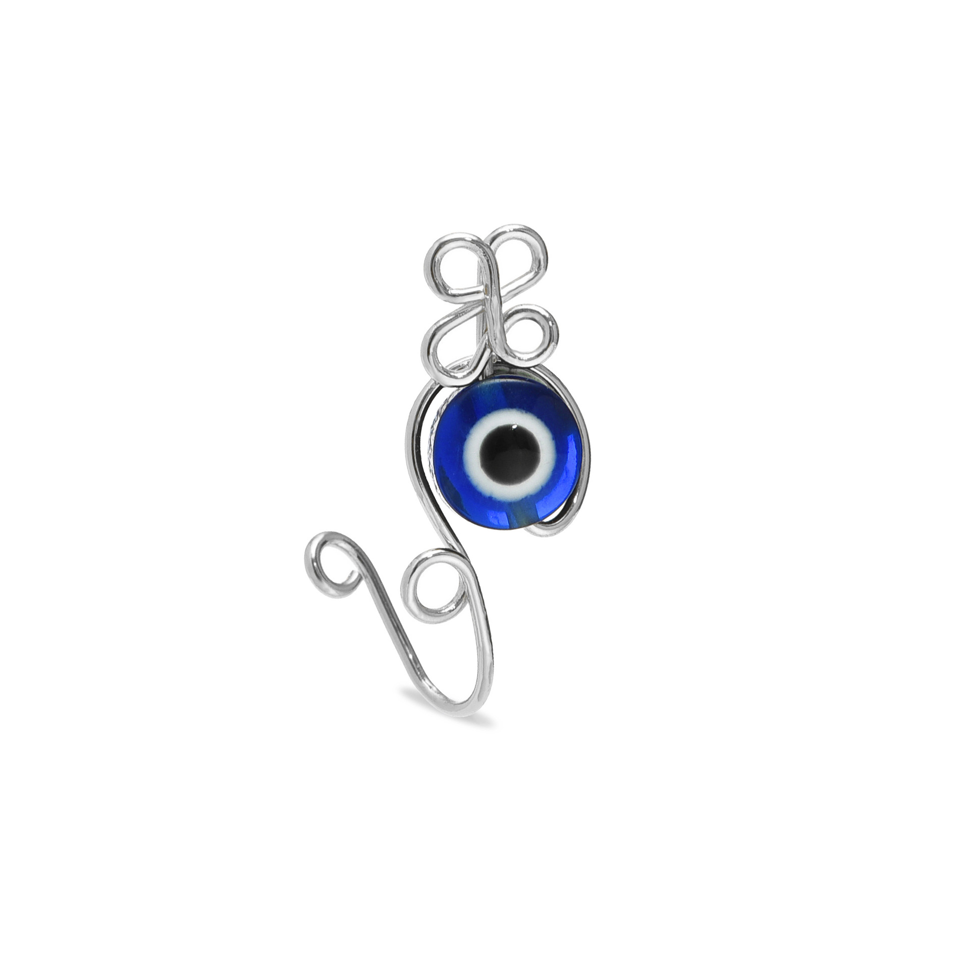 Evil Eye Nose Ring Handmade Co - Body Jewelry Real Gold recensione e prezzo