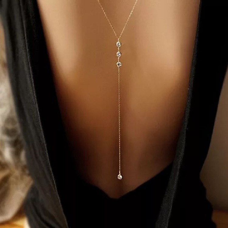 New Rhinestone Sexy Women's Ba - Body Jewelry Back recensione e prezzo