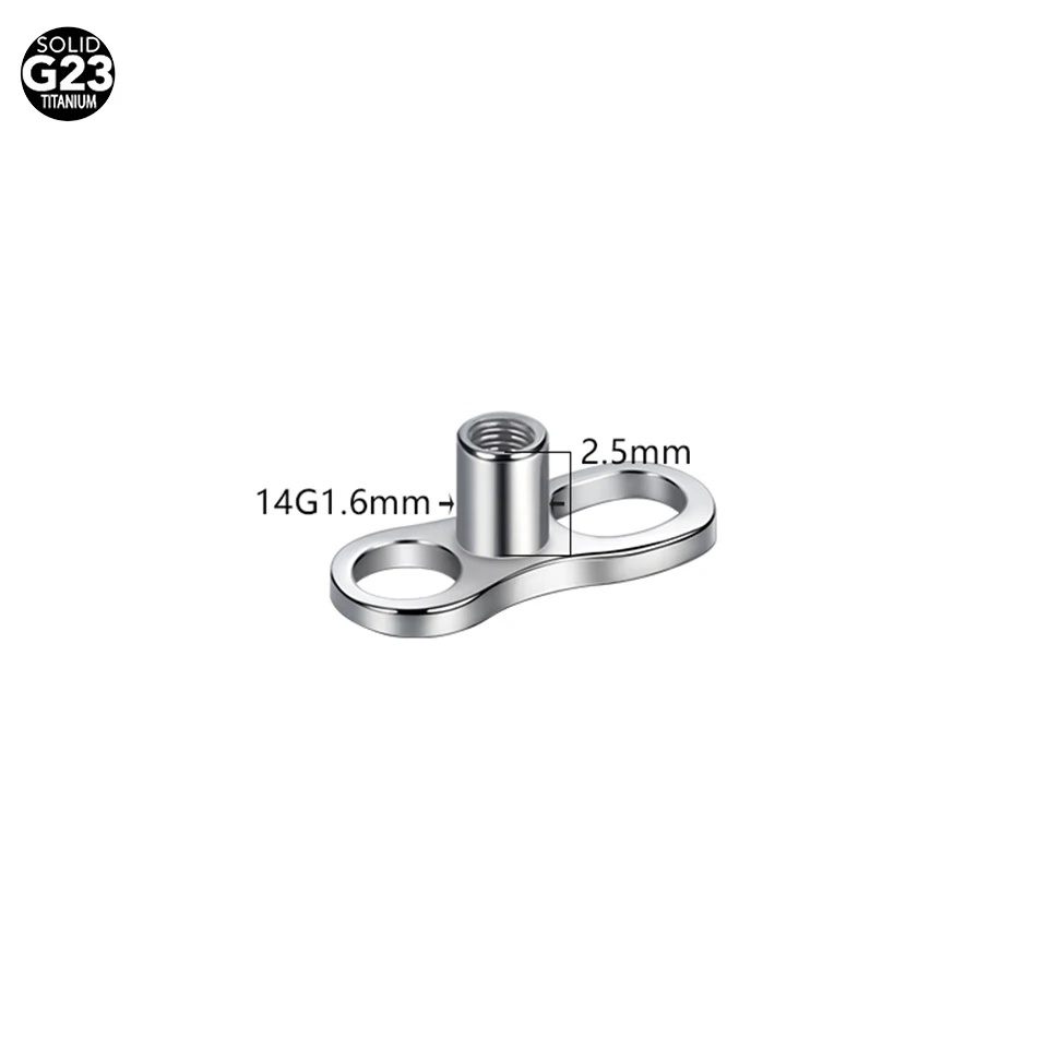 5Pcs/10Pcs /50Pcs Titanium Der - Body Jewelry Dermal recensione e prezzo