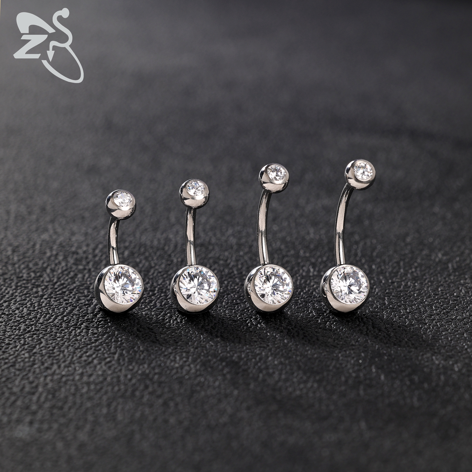 ZS 1PC 14G G23 Titanium Belly  - Body Jewelry Internally Threaded recensione e prezzo