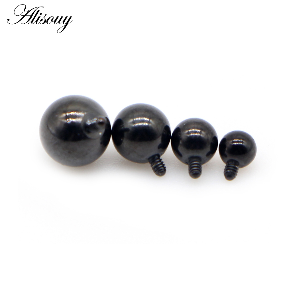 Alisouy 2PCS 3/4/5/6mm 16G Sta - Body Jewelry Dermal recensione e prezzo