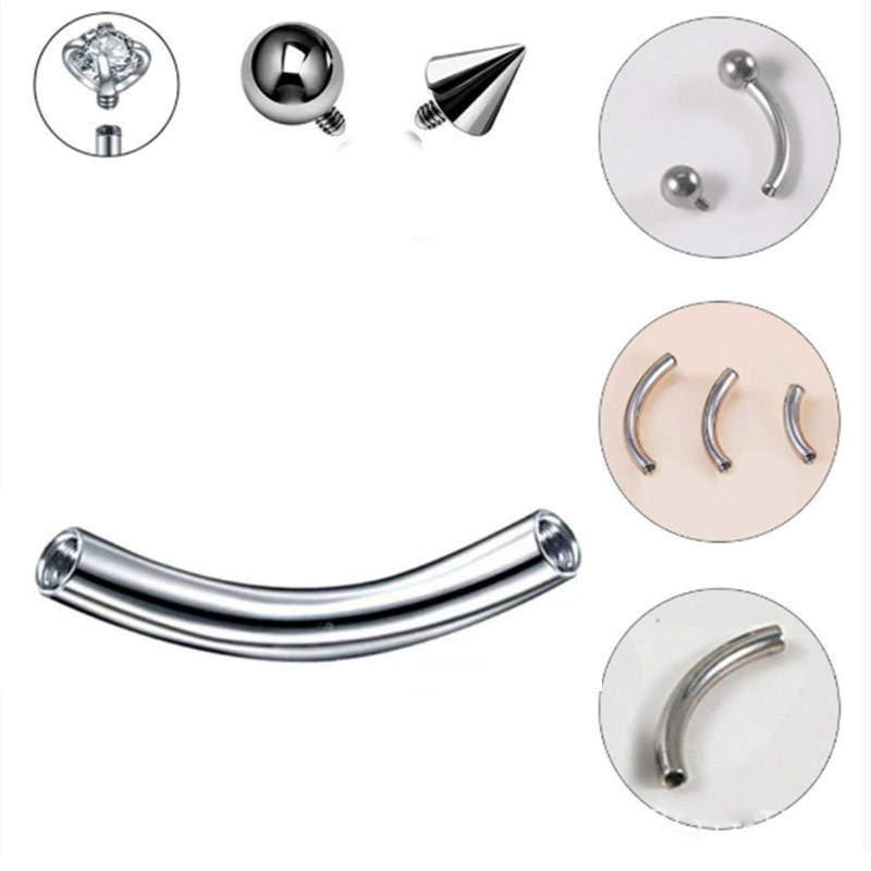 10 Pcs ASTM F136 Titanium PIER - Nipple Bar Curved recensione e prezzo