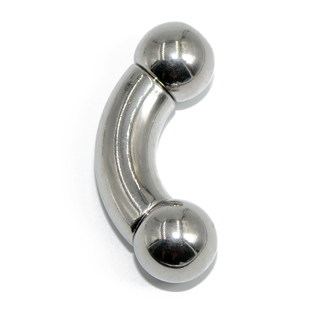 1Pc Big Size Stainless Steel S - Nipple Bar Curved recensione e prezzo