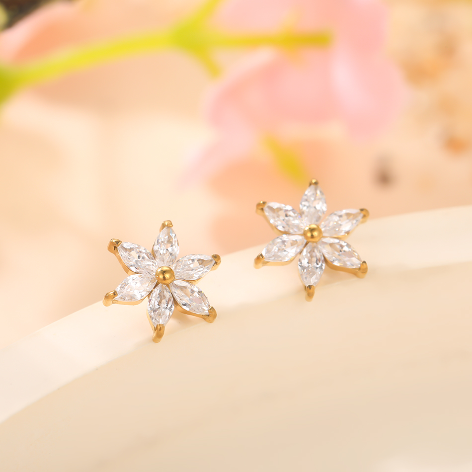 1/5PCS Titanium Crystal Flower - Body Jewelry Dermal recensione e prezzo