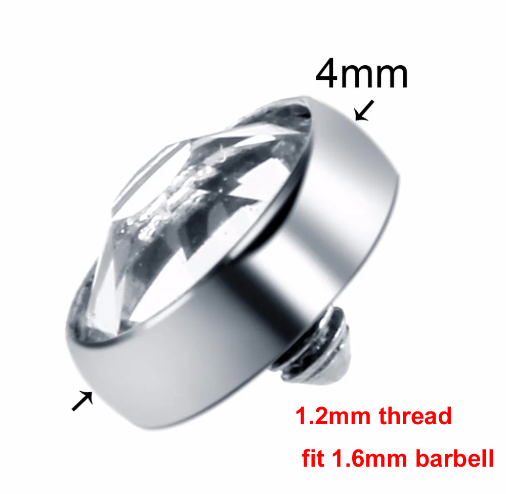 1PC G23 Titanium Dermal Anchor - Body Jewelry Dermal recensione e prezzo