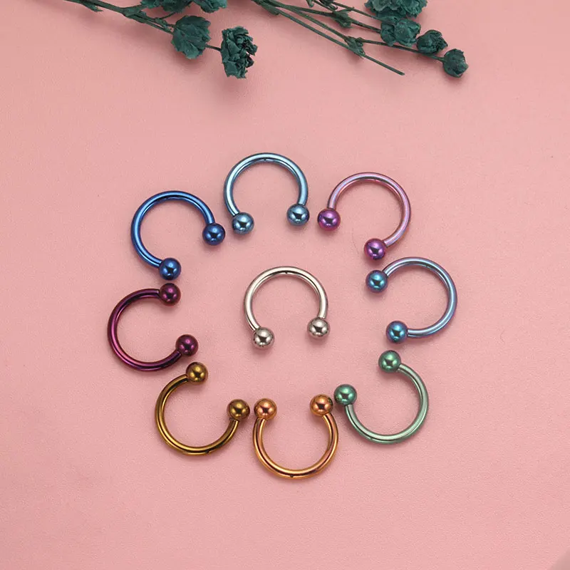 5pcs ASTM F136 Titanium Horses - Zoor Body Jewelry recensione e prezzo