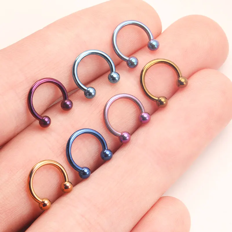 5pcs ASTM F136 Titanium Horses - Zoor Body Jewelry recensione e prezzo