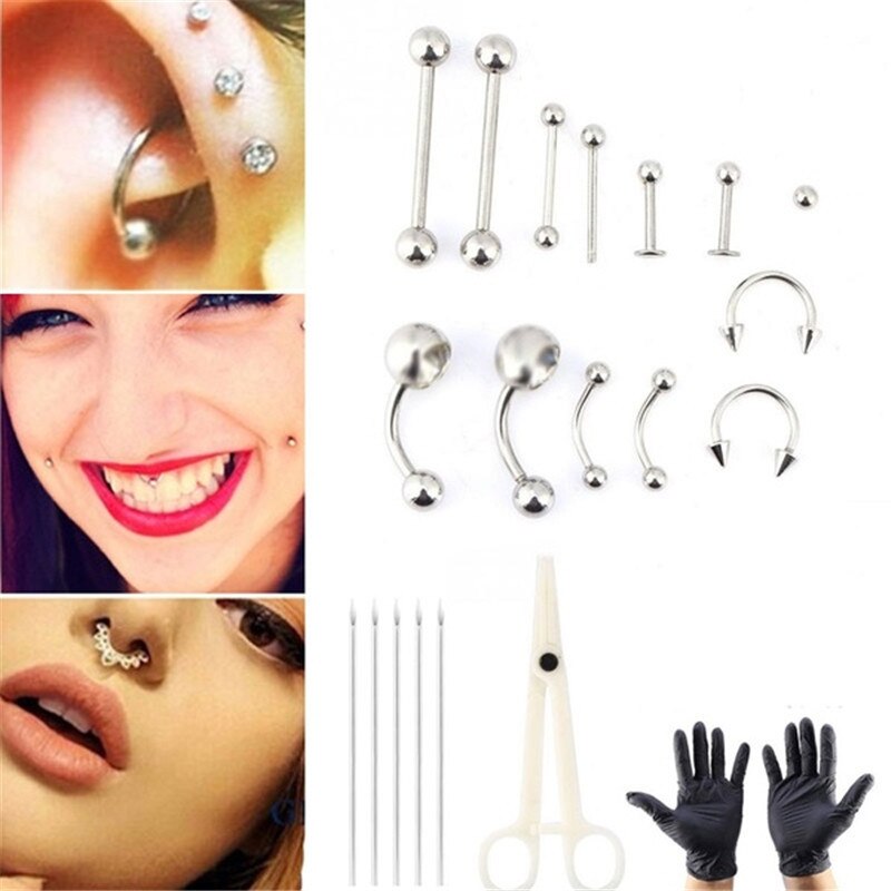 1 Set Disposable Professional  - Body Jewelry Eyebrow recensione e prezzo