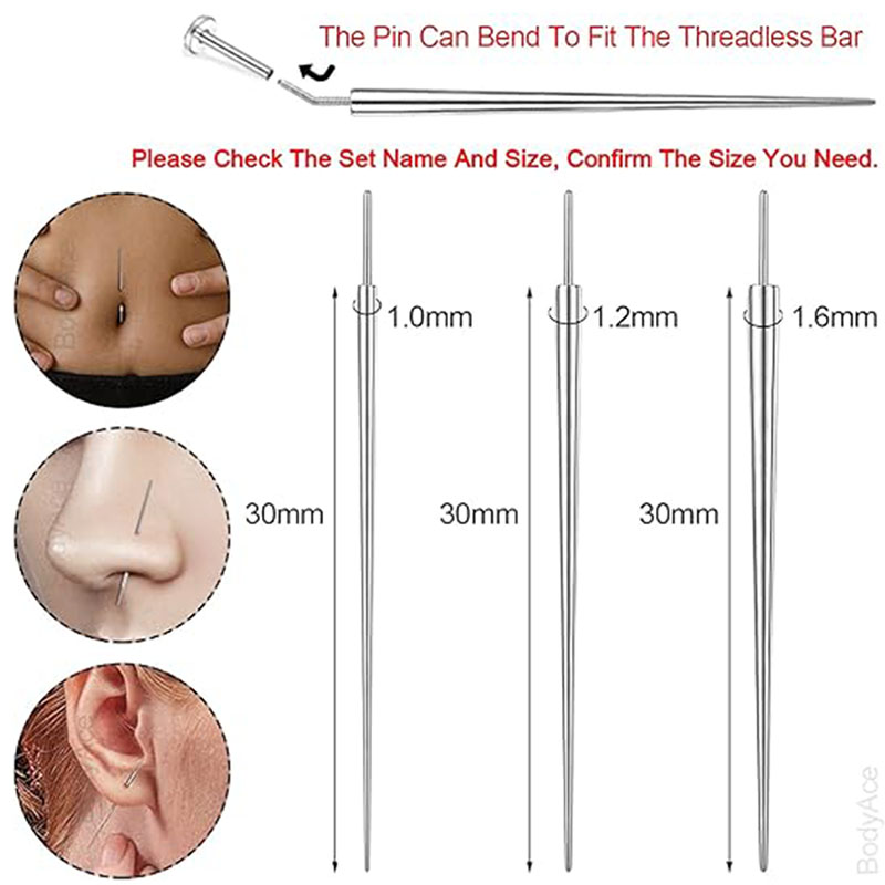 10 Pcs ASTM F136 Titanium Pier - Nipple Bar Curved recensione e prezzo