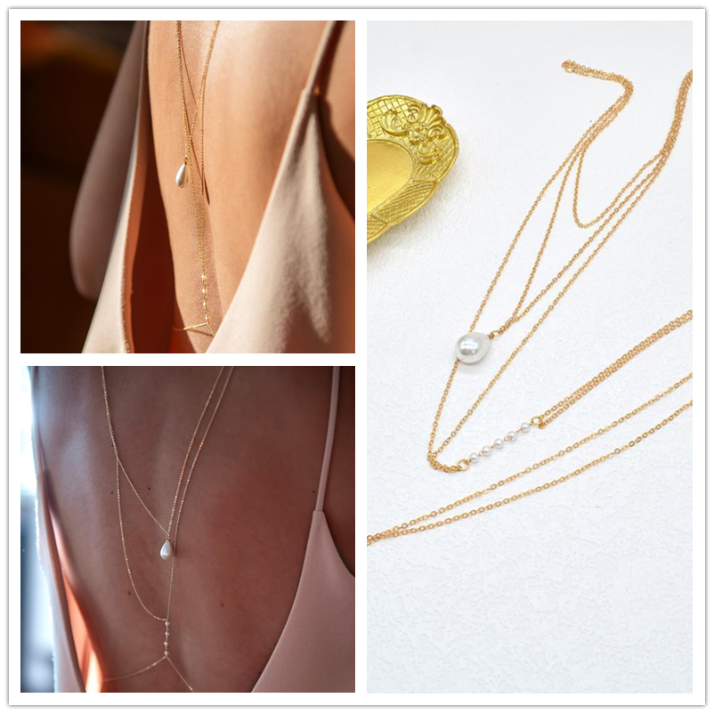 【DJyoe】Simple Multilayer Pearl - Body Jewelry Back recensione e prezzo