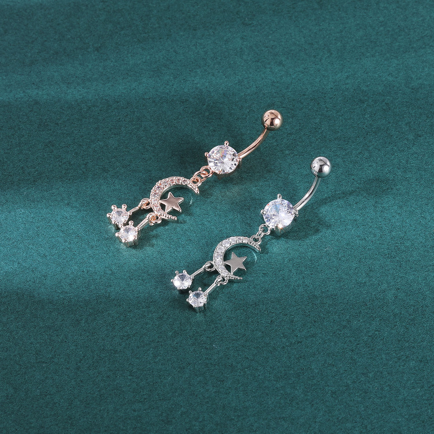 ZS 14G 1PC Zircon Flower Belly - Body Jewelry Real Gold recensione e prezzo