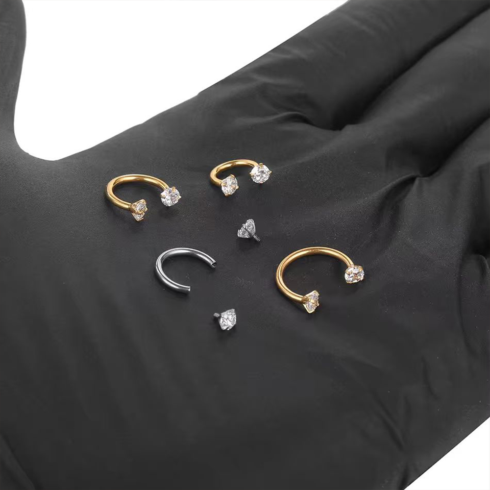 10Pcs ASTM F136 Titanium Horse - Zoor Body Jewelry recensione e prezzo