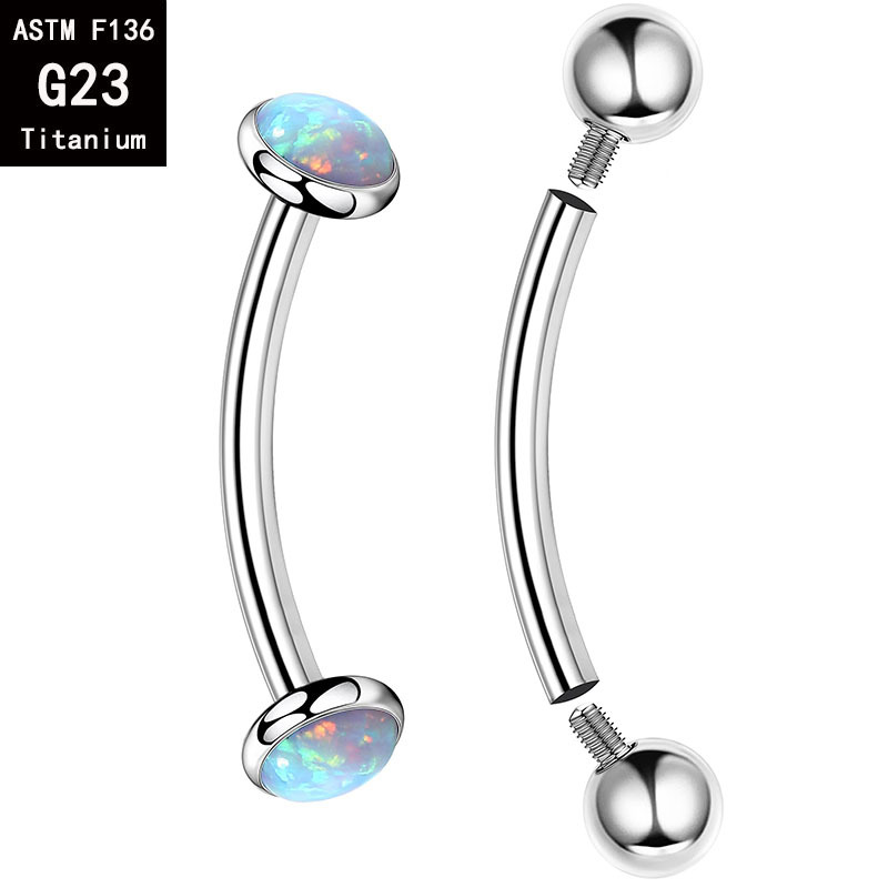 5 Pcs/Lot ASTM F136 Titanium I - Body Jewelry Internally Threaded recensione e prezzo