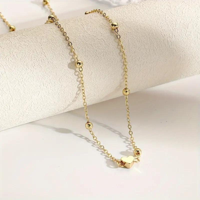 Girls Simple Heart Beaded Bell - Body Jewelry Women recensione e prezzo