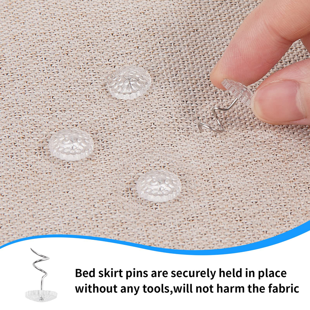 20/40/50Pcs Clear Twist Pins B - Threadless Push Pin recensione e prezzo