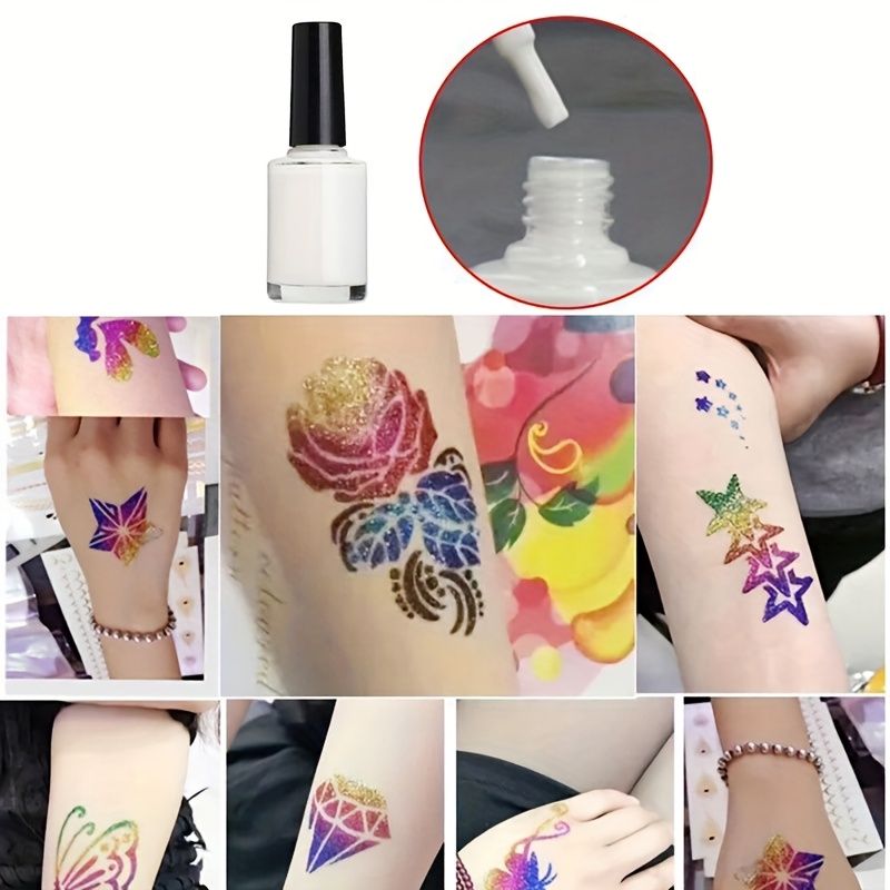 Colorful Glitter Wax Paper Bru - Body Jewelry Glue recensione e prezzo