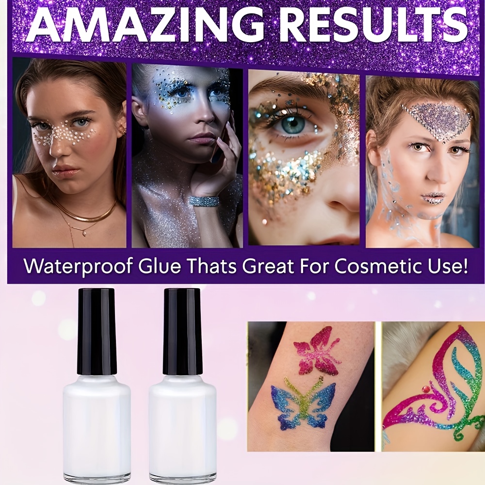 Colorful Glitter Wax Paper Bru - Body Jewelry Glue recensione e prezzo