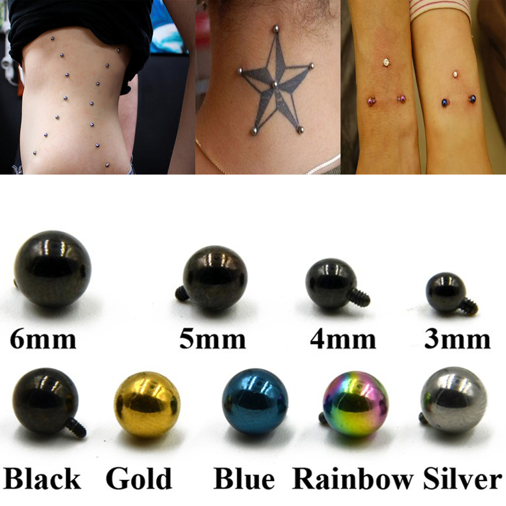 1pcs Surgical Steel Micro Derm - Body Jewelry Dermal recensione e prezzo