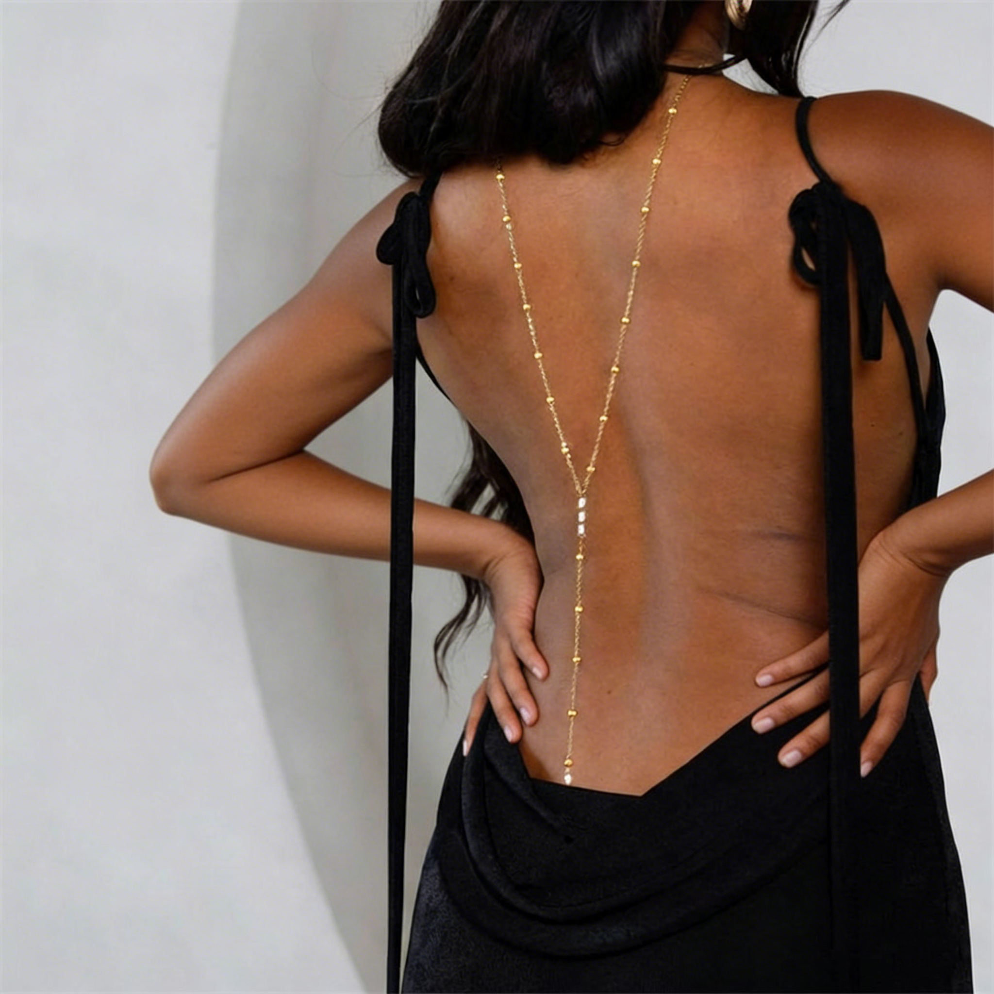 Retro Long Link Chain Women's  - Body Jewelry Back recensione e prezzo
