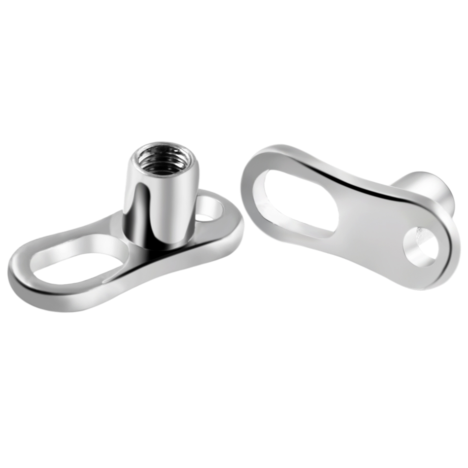 1PC G23 Titanium Piercings Mic - Body Jewelry Dermal recensione e prezzo