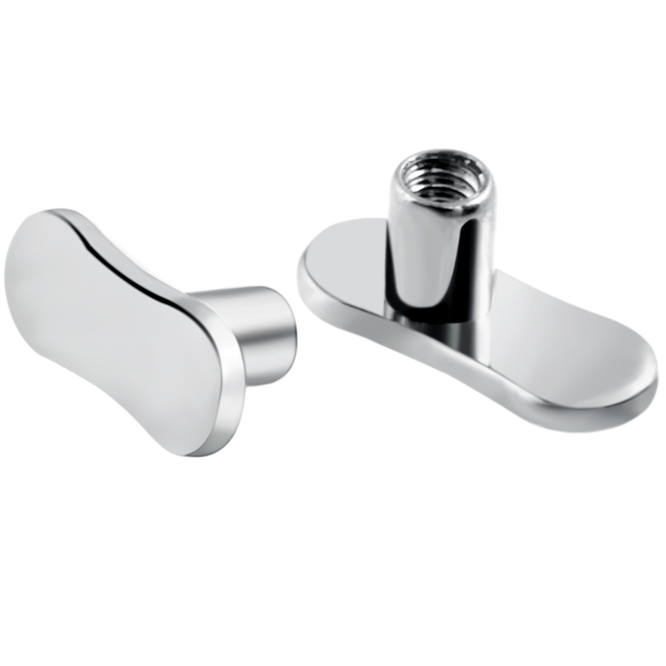 1PC G23 Titanium Piercings Mic - Body Jewelry Dermal recensione e prezzo