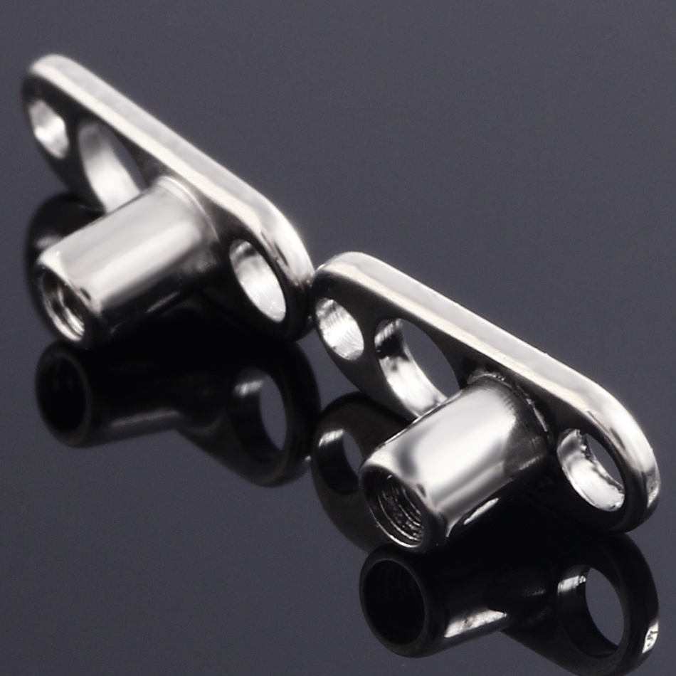 1PC G23 Titanium Piercings Mic - Body Jewelry Dermal recensione e prezzo